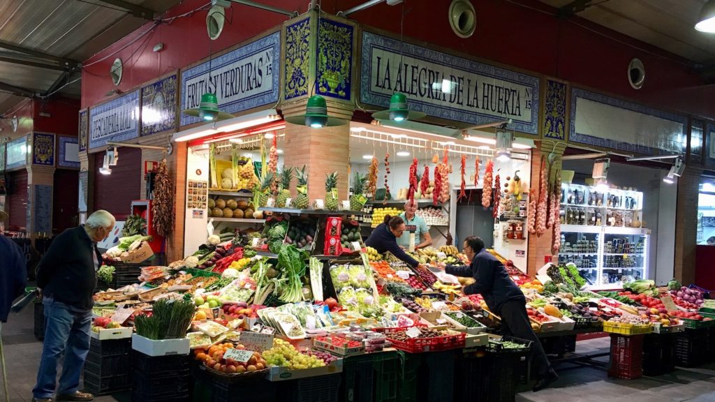 Mercado de Triana, Sevilla, Spanien
