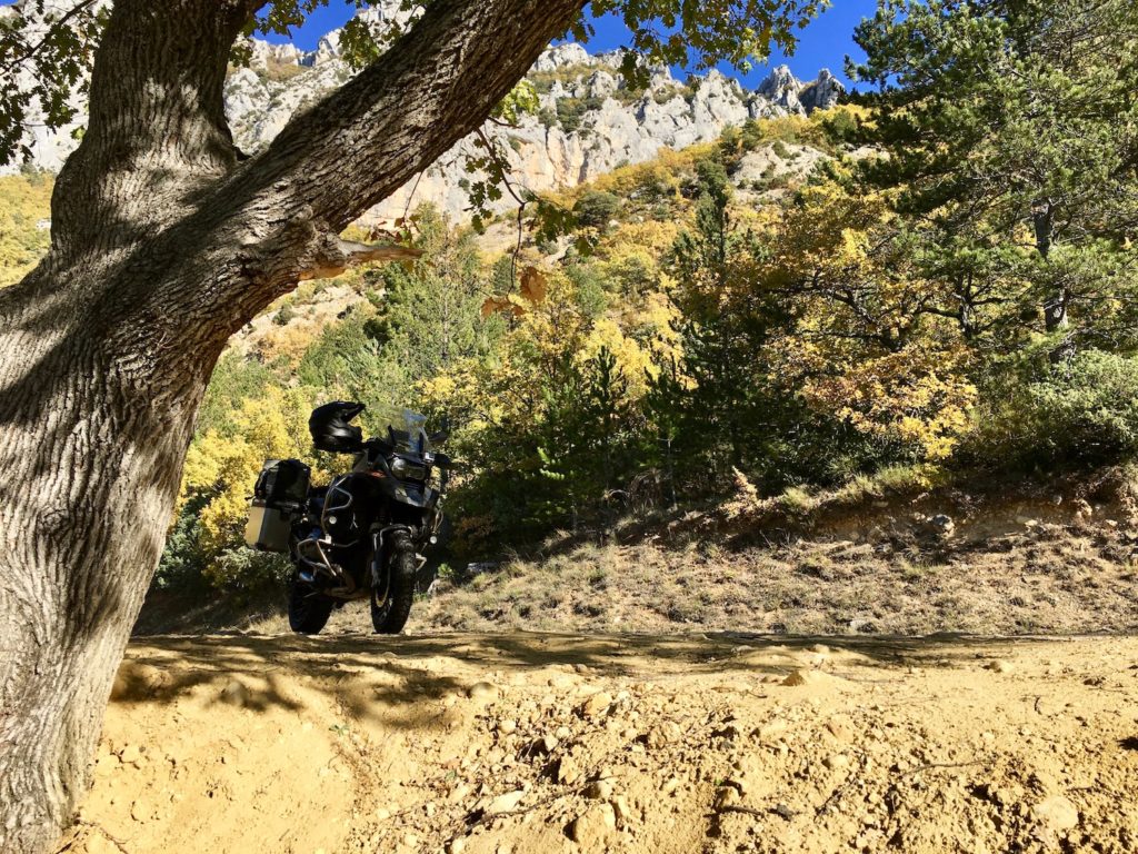 Mopped-Pause bei Moustiers-Ste.-Marie, Provence-Alpes-Côte d'Azur, Frankreich