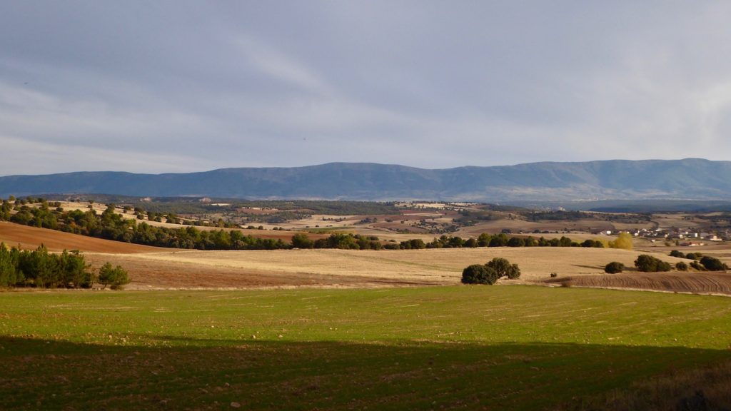 Aussicht bei Rebollo, Kastilien-León, Spanien