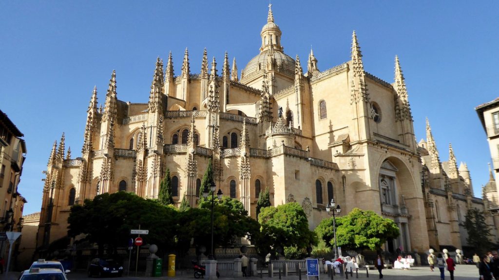 Kathedrale von Segovia bei Tag