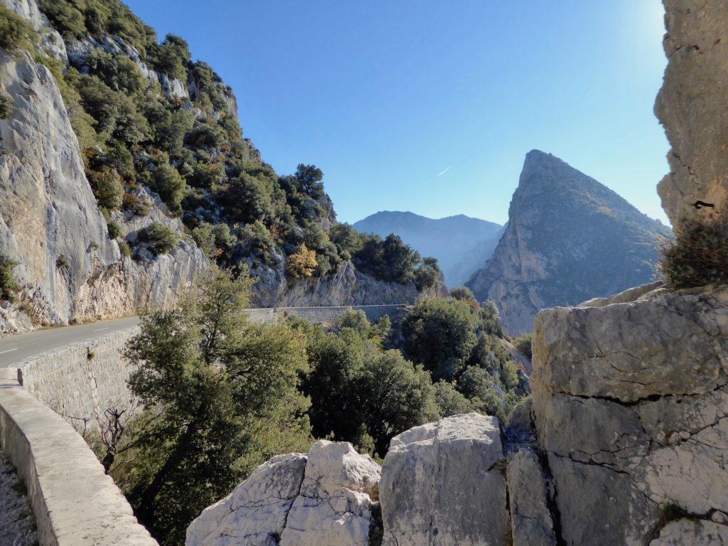 Ausblick bei Moustiers-Ste.-Marie, Provence-Alpes-Côte d'Azur, Frankreich
