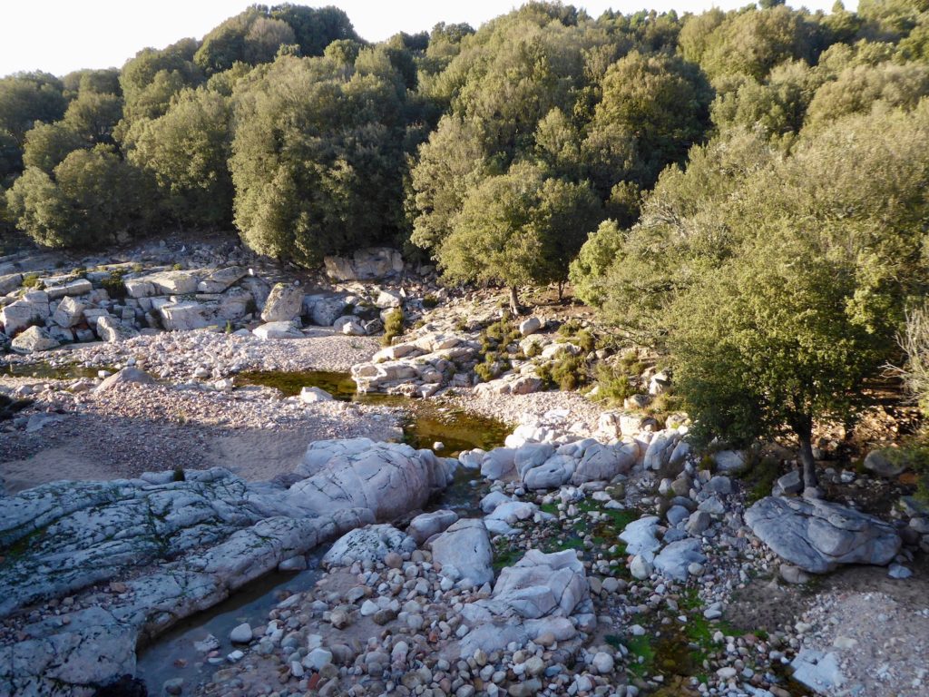 Sardische Flusslandschaft