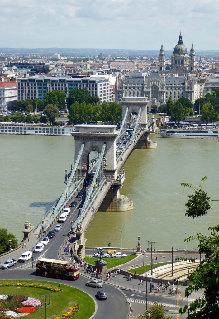 Kettenbrücke von oben