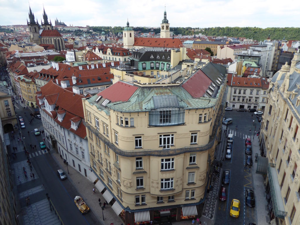 Strassenzug in Prag