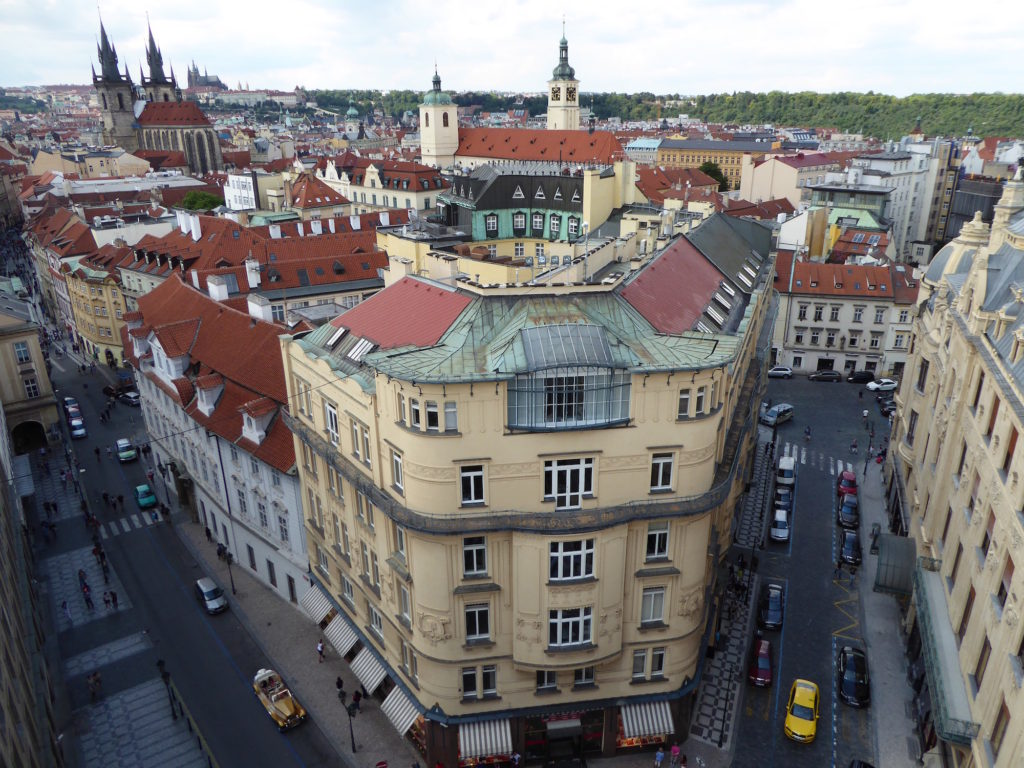 Strassenzug in Prag