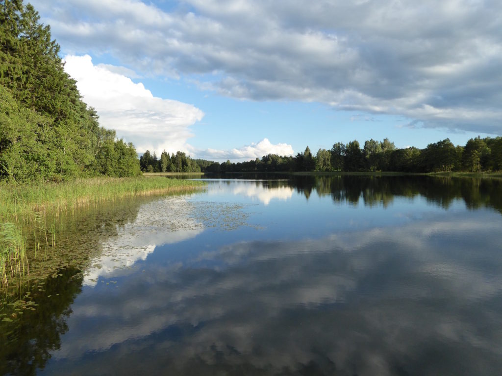 Wolkenspiegelung