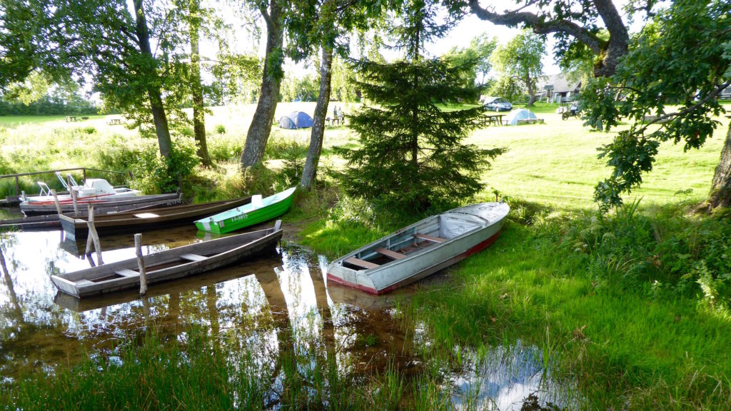 Boote am Ufer