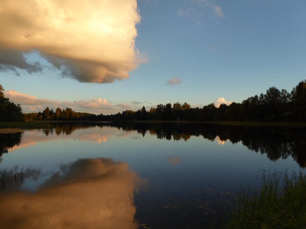 Wolkenspiegelung