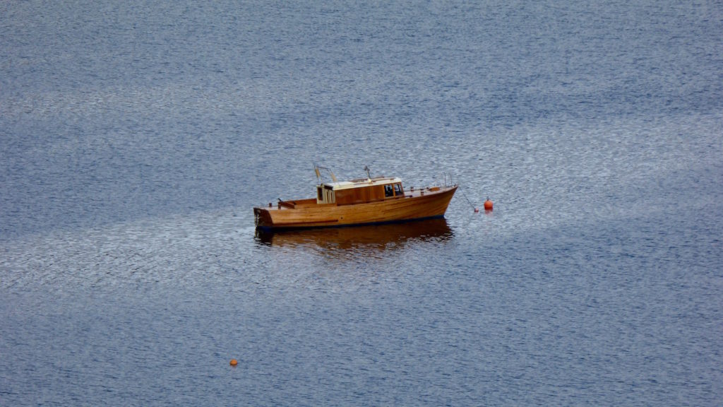 Kleines altes Fischerboot