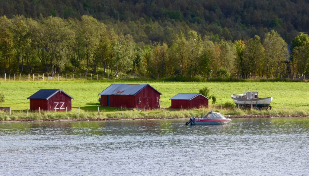 Fischerhäuser am Straumfjord