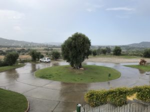 Regen in Cardedu/Sardinien